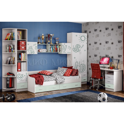 Модульная детская ''Алфавит'' Мята